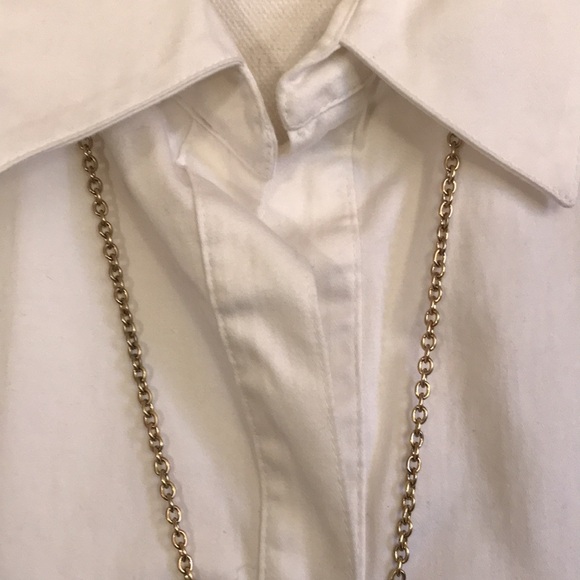 Fish skeleton necklace, gold tone. Unique piece. - Picture 7 of 11